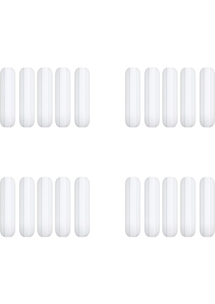 20 Adet 25MM (1 Inç) Ptfe Manyetik Karıştırıcı Mikser Karıştırma Çubuğu, Beyaz Renk, Laboratuvar Çubuğu, Karıştırma Plakası Çubuğu, 7MM25MM Karıştırma Çubukları (Yurt Dışından)