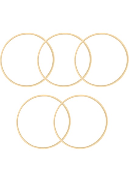 5x Rüya Bambu Yüzükler, Ahşap Daire Yuvarlak Yakalayıcı Dıy Çember Çiçek Çelenk Ev Bahçe Bitki Dekor Sepeti 26 cm (Yurt Dışından) indirimleri