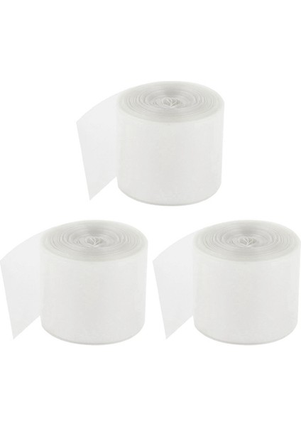 3x Pvc Isıyla Daralan Boru Borusu 70MM, 4 x 18650 Shrink Film Için 5m Şeffaf (Yurt Dışından)