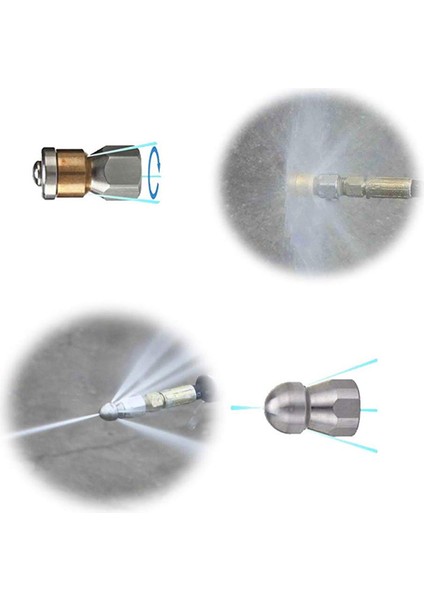 6 Adet 20M Patlamaya Dalı Tarama Cihazı Yüksek Basınçlı Otomobil Su Çıkış Kauçuk Hortum Kanalizasyon Temizliği Için (Yurt Dışından) fiyatları