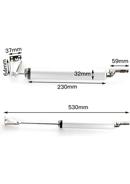 2x Basit Kapı Kapatıcı Sessiz Pnömatik Hidrolik Tampon Otomatik Ev Kapı Kapanış Artefakt Mobilya Donanım (Yurt Dışından) fiyatları