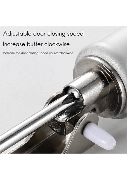 2x Basit Kapı Kapatıcı Sessiz Pnömatik Hidrolik Tampon Otomatik Ev Kapı Kapanış Artefakt Mobilya Donanım (Yurt Dışından) fırsatları