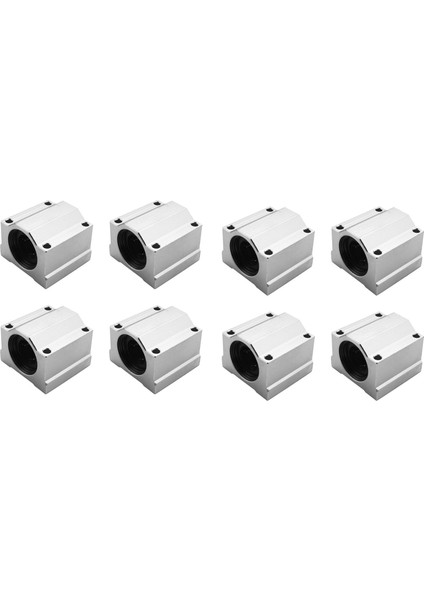 8 Adet SC20UU 20MM Alüminyum Doğrusal Hareket Bilyalı Rulman Slayt Burç Cnc Için (Yurt Dışından)