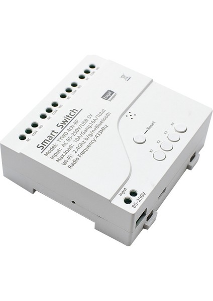 3x Tuya Akıllı Wifi Motor Anahtar Modülü Rf 433 Radyo Uzaktan Kumanda 4ch Inching Röle Alexa Google Home Için, 4ch AC85-250V (Yurt Dışından)