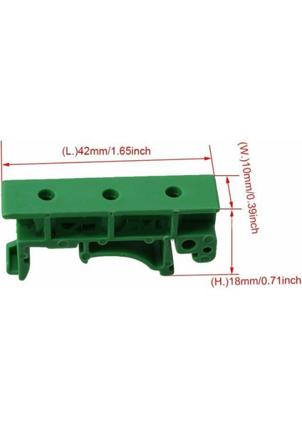 50 Adet Drg-01 Pcb Dın 35 Ray Montaj Montaj Desteği Adaptörü Devre Braketi Tutucu Taşıyıcı Klipler Konnektörler (Yurt Dışından)