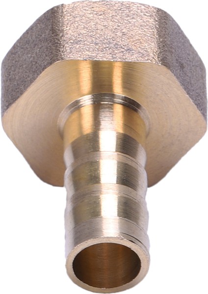 Altın Pirinç Bağlantı Elemanı 10MM Hortum Dikeni 1/2 "npt Dişi Konu Düz Konnektör (Yurt Dışından)