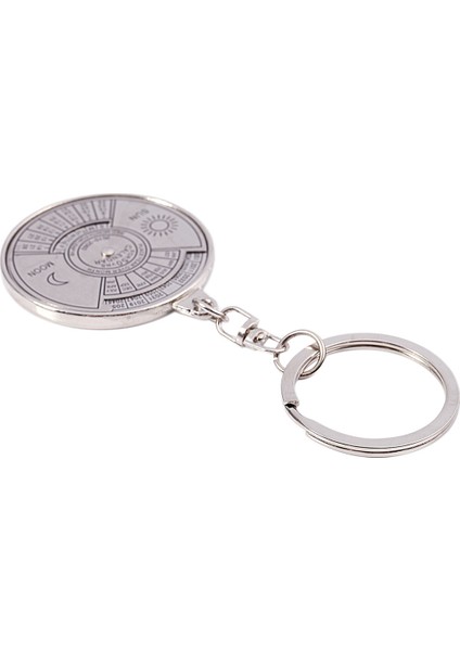 3x Sürekli Takvim Anahtarlık Anahtarlık Benzersiz Metal Anahtarlık Yüzük 50 Yıl Yeni Sıcak (Yurt Dışından) fiyatları