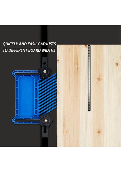 4 Adet Ayarlanabilir Ağaç Işleme Aletleri Masa Testereleri Için Tüy Tahtası, Yönlendirici Masalar ve T Yuvalı Şerit Testere, Gönye Yuvaları-Mavi (Yurt Dışından) indirimleri