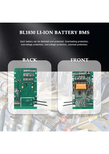 BL1830 Lityum Iyon Pil Bms Pcb Şarj Koruma Levhası 18 V Elektrikli El Aletleri Için BL1815 BL1860 LXT400 BL1850 (Yurt Dışından)