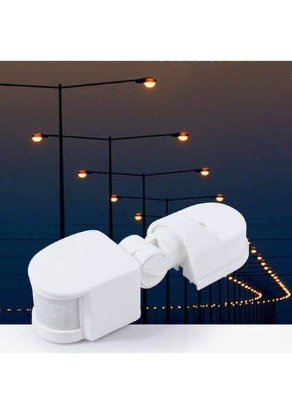 Kızılötesi Hareket Sensörü AC110V-240V Çoklu Senaryolar Için Pır Vücut Hareket Sensörleri Için Ayarlanabilir Sensör Anahtarı (Beyaz) (Yurt Dışından) indirimleri