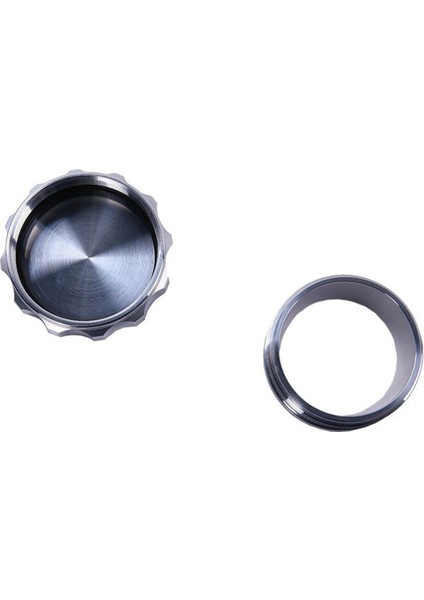5 Adet 2 Inç 51MM Alüminyum Alaşımlı Doldurma Boyuna Kaynaklı ve Otomobil Parçaları Modifiye Yakıt Deposu Kapağı Gümüş (Yurt Dışından)