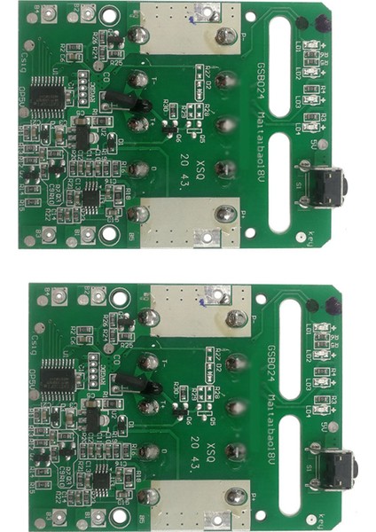 18V Lityum Pil Rafı Için Şarj Koruma Devre Kartı Pcb Kartı (2 Adet) (Yurt Dışından)