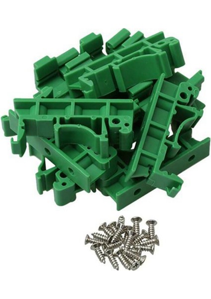 20 Adet Drg-01 Pcb Dın 35 Ray Montaj Montaj Desteği Adaptörü Devre Braketi Tutucu Taşıyıcı Klipler Konnektörler (Yurt Dışından)