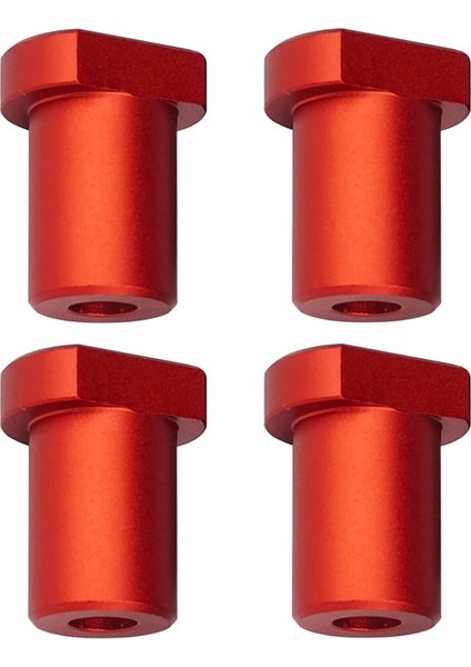 4 Adet Alüminyum Alaşımlı Tezgah Köpek Kelepçesi T-Track Ağaç Işleme Tezgahı Konumlandırma Planya Fişi 20MM Köpek Deliği (Kırmızı) (Yurt Dışından)