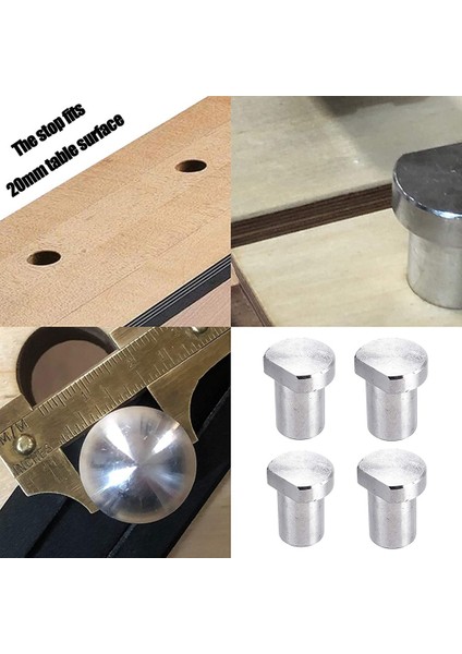 Ağaç Işleme Ayarlanabilir Masaüstü Klip 4 Adet 20MM Köpek Delikleri Durdurma, Klip Kelepçe Fikstürü Mengene Doğrama Marangoz Aletleri (Yurt Dışından) fırsatları