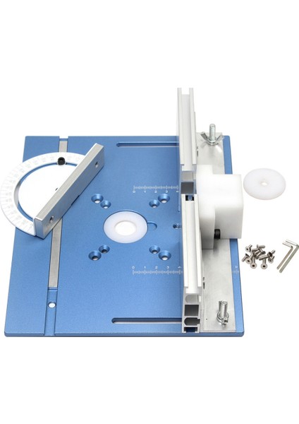 Yönlendirici Masa Ekleme Plakası Ağaç Işleme Düzeltici Elektrikli Ahşap Freze Çevirme Plakası Gönye Ölçer ile Dıy Çalışma Tezgahı Için (Yurt Dışından)