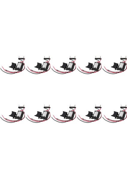 10X 7.2 V - 24 V Lityum Pil Akülü Matkap Anahtarı Küçük Işık ile Hız Kontrolü Tetik Anahtarı (Yurt Dışından)