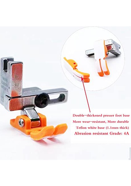 2 Adet Evrensel Baskı Ayağı T3 3 In 1 Baskı Ayağı Ayarlanabilir Sol ve Sağ Tek Taraflı Baskı Ayağı (Metal) (Yurt Dışından)
