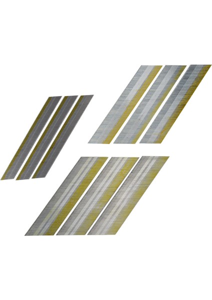 15 Ayar Da Açılı Kaplama Çiviler, 34 Derece, 900 Paket (2-1/2 Inç, 2 Inç, 1-1/4 Inç 300 Boyut Başına), Galvanizli Çeşitli Boyut (Yurt Dışından) modelleri