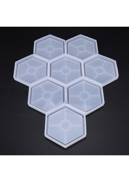 16 Paket Altıgen Silikon Altlık Silikon Reçine Kalıp, Reçine, Beton, Çimento ile Döküm Için Epoksi (Yurt Dışından) fiyatları