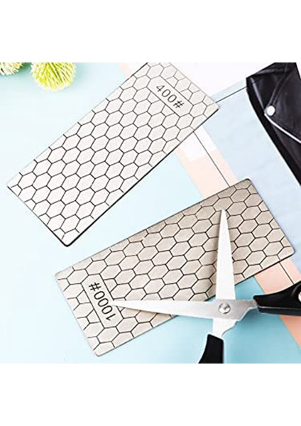 2 Adet Elmas Bileme Taşı, Whetstone Petek Yüzey Elmas Bileyici Plaka Tabansız (600/1200 Grit) (Yurt Dışından) indirimleri