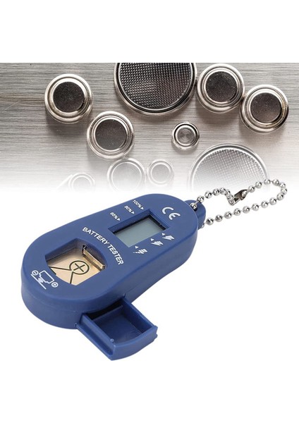 2x Düğme Pil Test Cihazı, Anahtarlık Cepte Taşınabilir ve Kalan Pil Gücünü Kontrol Etmek Için Pil Test Cihazı (Yurt Dışından) indirimleri