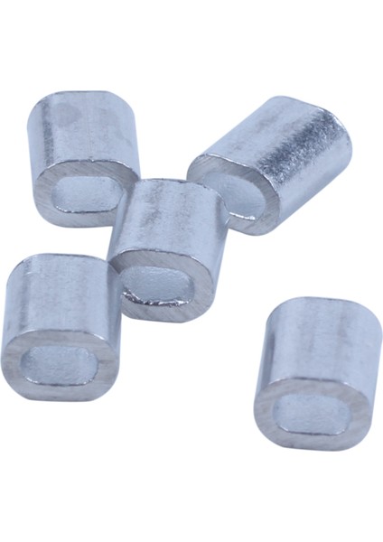 200 Adet 1mm Çelik Halat Alüminyum Yüksük Kollu Gümüş Ton (Yurt Dışından) modelleri