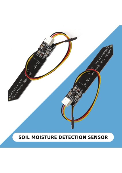10 Adet Kapasitif Toprak Nem Sensörü Modülü 3.3-5.5V 3-Pin W/yerçekimi Tel Korozyona Dalı Bahçe Sulama Için Dıy (Yurt Dışından)