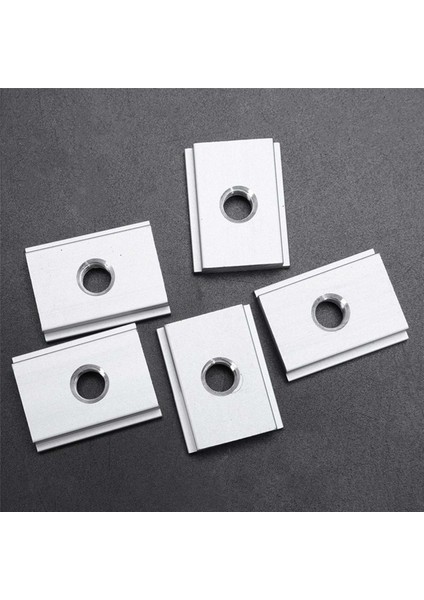 5 Adet M8 T-Track Slider Sürgülü Somun Alüminyum Alaşımlı T Yuvası Somun Ağaç Işleme Aleti Jigs Vida Yuvası Bağlantı Elemanı (Yurt Dışından)