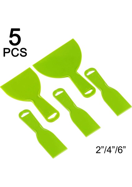 5 Parça Plastik Bıçak Seti Spackling, Yama, Çıkartmalar, Duvar Kağıdı, Pişirme, Duvar Için Esnek Boya Kazıyıcı Aracı (Yurt Dışından) indirimleri