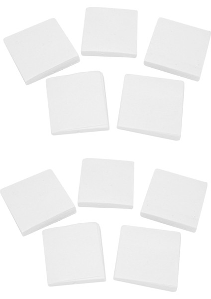 100 Yaprak Seramik Elyaf Kare Mikrodalga Fırın Cam Fırınlama Kağıdı Ev Aletleri (Yurt Dışından)