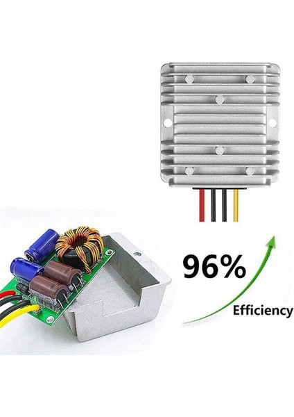 2x Dc Otomatik Buck Boost Dönüştürücü Dc 8V-40V Ila 13.8V 10A Yukarı Voltaj Regülatörü Su Geçirmez Gerilim Düşürücü (Yurt Dışından)
