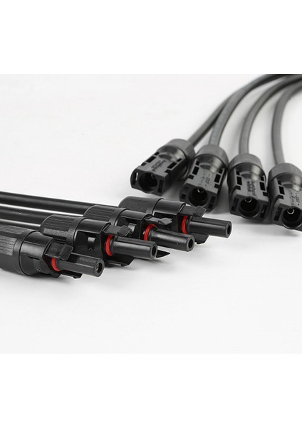 1 Çift 4 Şube Y Tipi Adaptör Erkek ve Dişi Güneş Konnektörleri 4 Ila 1 Panel Kablo Fotovoltaik Konnektör Adaptörü (Yurt Dışından) indirimleri
