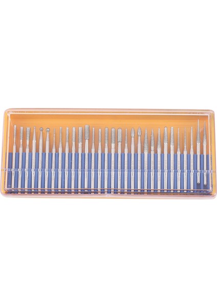 30 Adet Bur Elmas Taşlama Kafa Seti Kaplamalı Oyma Çapakları Döner Aracı Bit Grit 120 3mm 1/8 Inç Araçları Aksesuarları (Yurt Dışından) modelleri