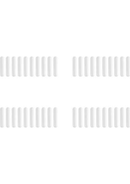 40 Adet Ptfe Manyetik Karıştırıcı Mikser Karıştırma Çubuğu Laboratuvar Çubuğu Karıştırma Plakası Mıknatıs Karıştırma Çubuğu Manyetik (8X40MM) (Yurt Dışından)