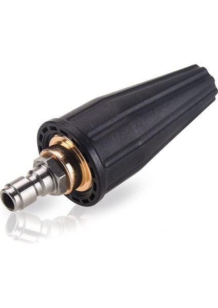 Basınçlı Yıkama Uçları Turbo Nozul, 1/4 Inç Hızlı Bağlantı 2000 Psı ile Döner Basınçlı Yıkama Nozulu, Orifis 2,5 (Yurt Dışından)