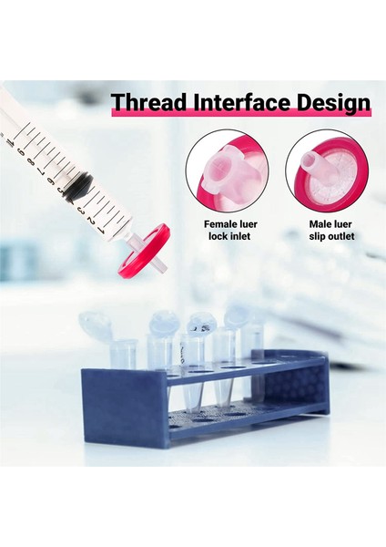 100 Adet Şırınga Filtreleri Ptfe Hidrofobik 0.22UM Membran 13MM Gözenek Filtrasyonu Steril Olmayan Şırınga Laboratuvar Filtreleri (Yurt Dışından) fırsatları