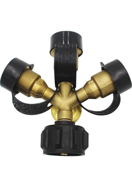 Göstergeli ve Kapatma Valfli 3 Yollu Propan Ayırıcı, 3 Y Propan Gaz Ayırıcı, Propan Lp Tankı Tee Gösterge Adaptörü (Yurt Dışından) modelleri