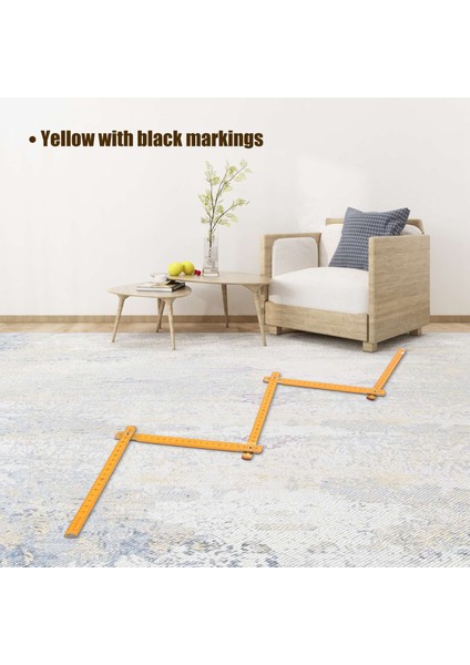 Taşınabilir Marangoz Ahşap Katlanır Cetvel 100CM/39INCH (Yurt Dışından)