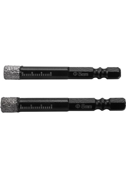 2 Adet Elmas Matkap Uçları Matkap Ucu 6/8 mm Altıgen Vakum Lehimli Kuru Matkap Karo Uçları Fayans Için (Yurt Dışından)