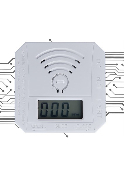 Karbon Monoksit Dedektörü 2 Paket, LCD Dijital Ekran ve Sesli Uyarı ile Co Gaz Monitör Alarmı, Co Alarmı (Yurt Dışından)