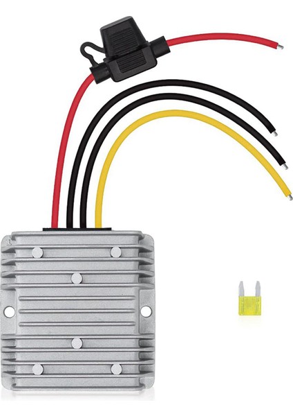 3x Dc 36V/48V 12V 20A Dönüştürücü Gerilim Dc Regülatör Redüktör Buck Trafo Dönüştürücü Güç Sigortalı (Yurt Dışından)