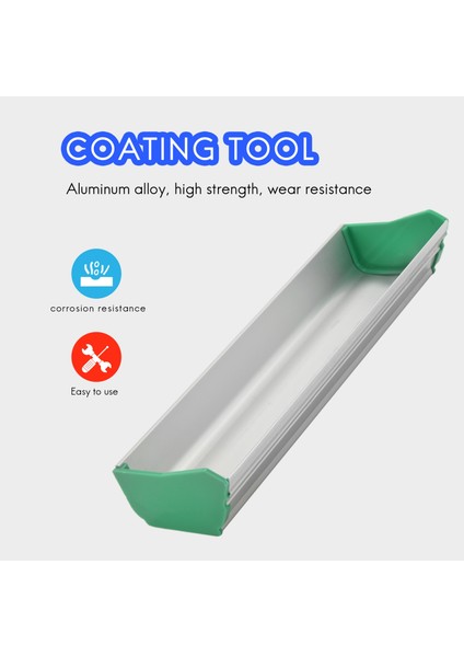 1pc Alüminyum Alaşımlı 8 Inç (20CM) Emülsiyon Kepçe Kaplayıcı Serigrafi Baskı Basın Aracı (Yurt Dışından) modelleri
