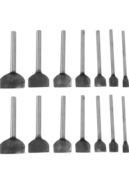 14X Yay Şekilli Kesici Yumruk, 7 Boyutlu Kayış Kemer, Cüzdan ve Çanta Işçiliği Için Deri El Sanatları Araçları (10MM-40MM) (Yurt Dışından)