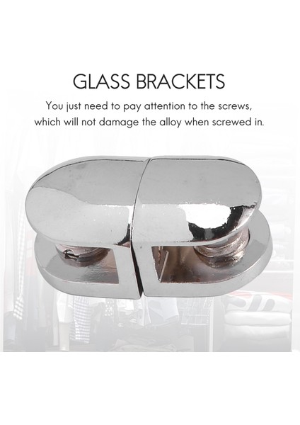 12 Adet Cam Parantez Ayarlanabilir Çinko Alaşımlı Cam Klip Raf Kelepçesi Tutucu Düz Arka Montaj Tutucu Merdiven Küpeşte (Yurt Dışından) fiyatları