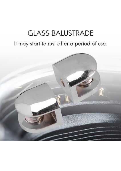 12 Adet Cam Parantez Ayarlanabilir Çinko Alaşımlı Cam Klip Raf Kelepçesi Tutucu Düz Arka Montaj Tutucu Merdiven Küpeşte (Yurt Dışından) fırsatları