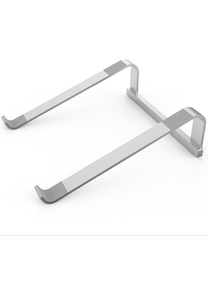 Masaüstü Dizüstü Bilgisayar Standı Sabit Stand Ergonomik Alüminyum Bilgisayar Yükseltici Dizüstü Soğutma Standı (Gümüş) (Yurt Dışından)