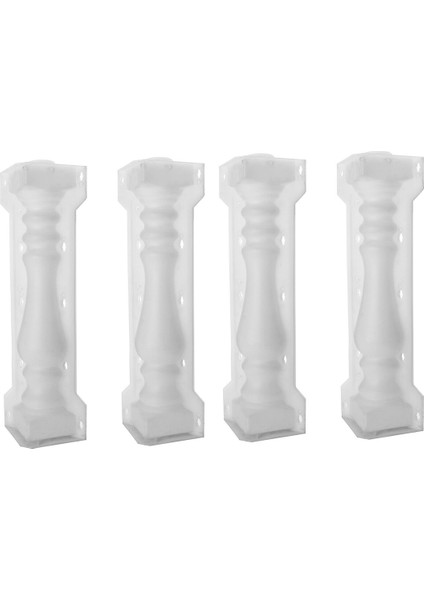 Takım 60X14 cm Roma Sütun Kalıp Balkon Bahçe Havuz Çiti Çimento Korkuluk Alçı Beton Kalıp Sütun Kalıp (Yurt Dışından)