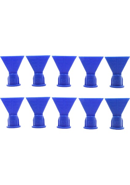 Dalga Şekli Silikon Koni Kalafatlama Yedek Parça Memesi Püskürtme Ucu Mastik Dağıtıcı Şırınga Aksesuarı 10 Adet/grup (Yurt Dışından)