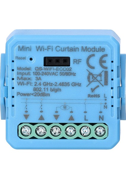 Wifi Anahtarı Perde Modülü Dimmer Perde Anahtarı Akıllı Yaşam Uygulaması Uzaktan Kumanda Alexa Google Home Ses Kontrolü (Yurt Dışından)